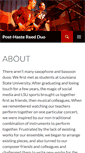 Mobile Screenshot of posthasteduo.com